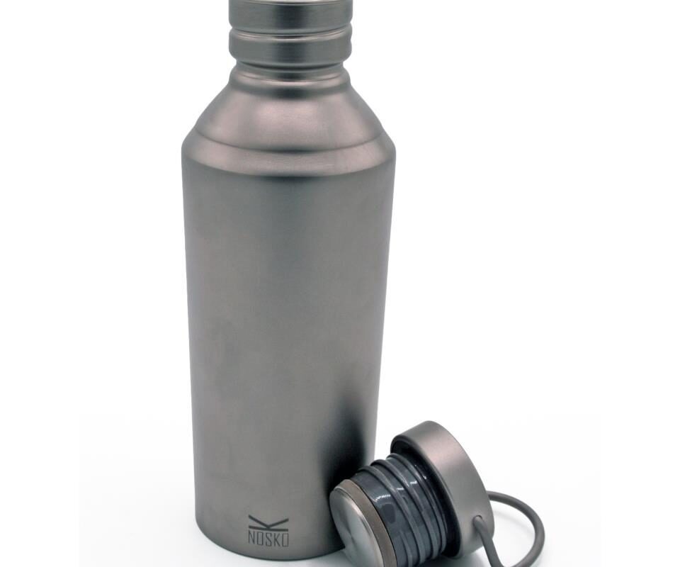 BOTELLA DE TITANIO GR6 800ml  PARED SIMPLE