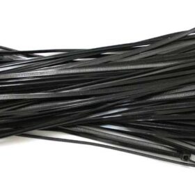 BRIDAS 368X4 8MM  100 UN  NEGRAS