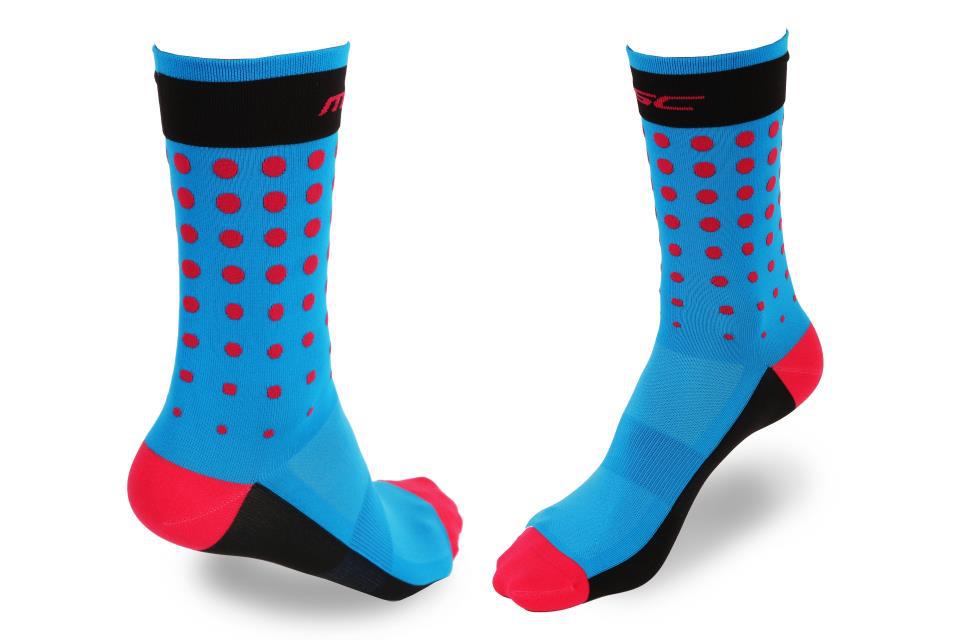 CALCETINES MSC FLAMINGO AZUL/ROSA 1PAR T-S/M