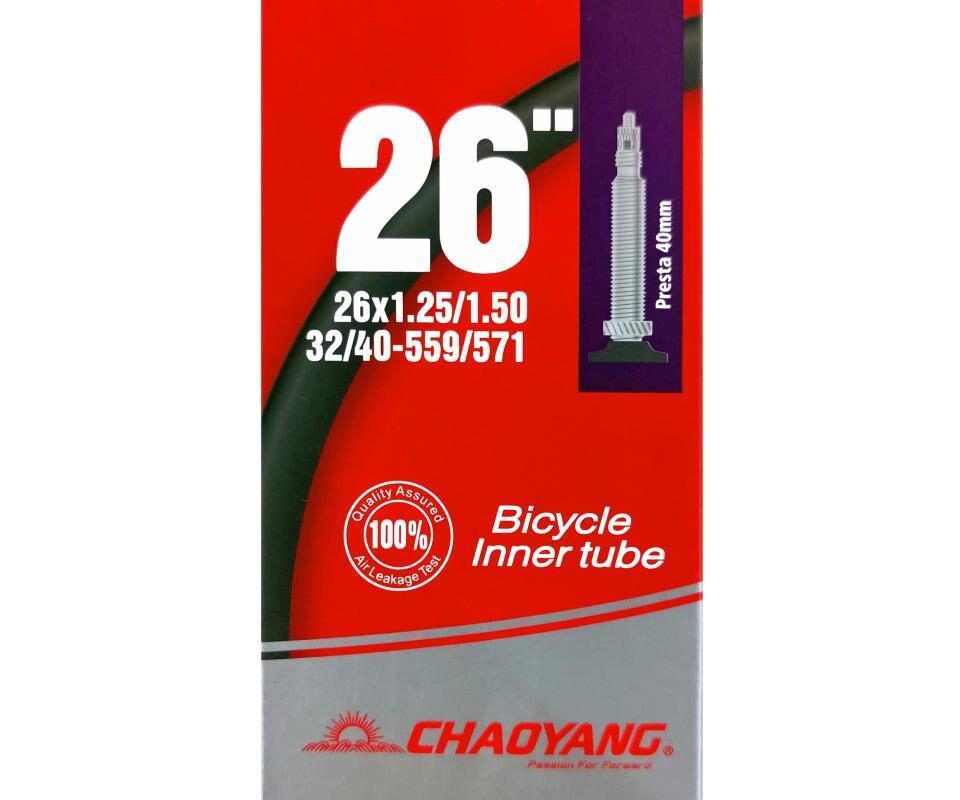 CAMARA ESTANDAR 26x1 25/1 50 0 9mm FV 40mm