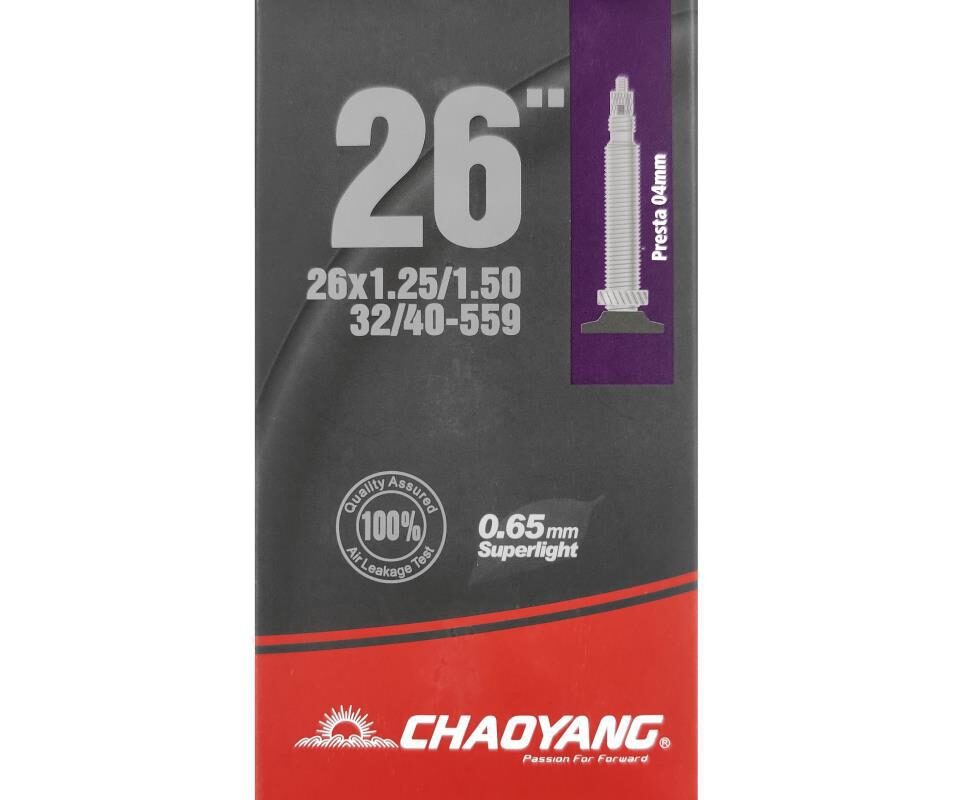 CAMARA SUPER LIGERA 26x1 25/1 50 0 65mm FV 40mm