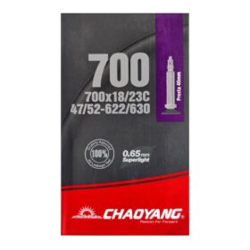 CAMARA SUPER LIGERA 700x18/23C 0 65mm FV 40mm