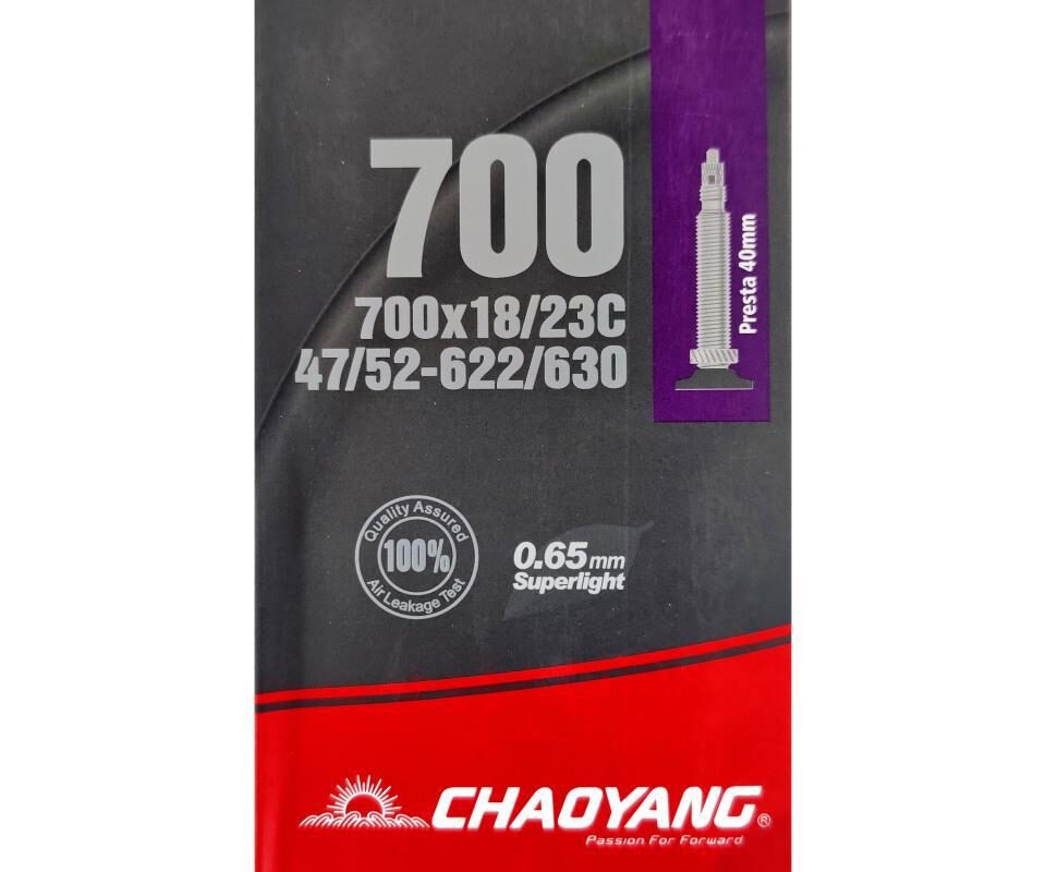 CAMARA SUPER LIGERA 700x18/23C 0 65mm FV 40mm