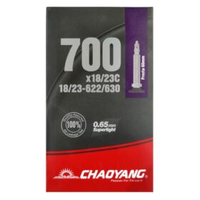 CAMARA SUPER LIGERA 700x18/23C 0 65mm FV 60mm