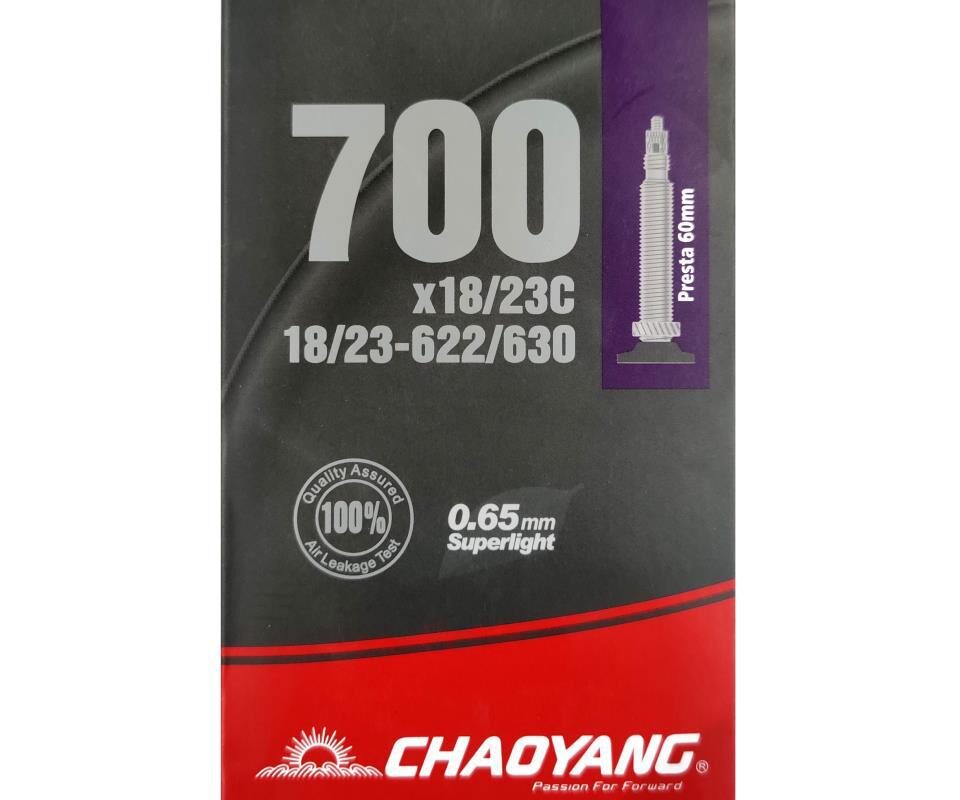 CAMARA SUPER LIGERA 700x18/23C 0 65mm FV 60mm