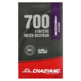 CAMARA SUPER LIGERA 700x18/23C 0 65mm FV 80mm