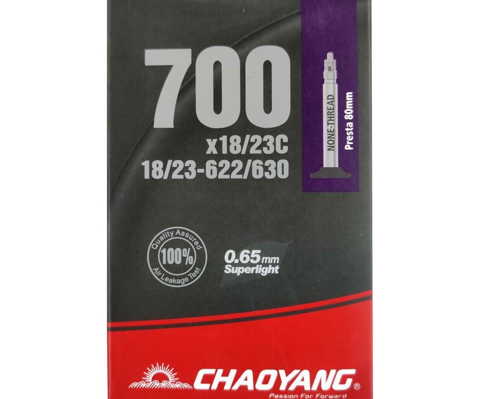 CAMARA SUPER LIGERA 700x18/23C 0 65mm FV 80mm