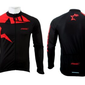 CHAQUETA TERMO MSC ROJO/NEGRO T-S