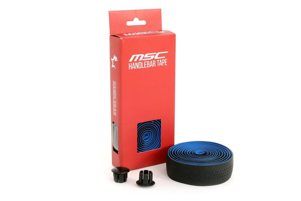 CINTA MANILLAR DE CARRETERA MSC PU-EVA BLACK/BLUE