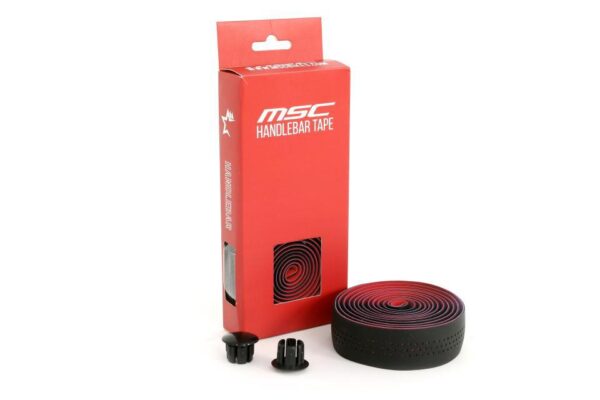 CINTA MANILLAR DE CARRETERA MSC PU-EVA BLACK/RED