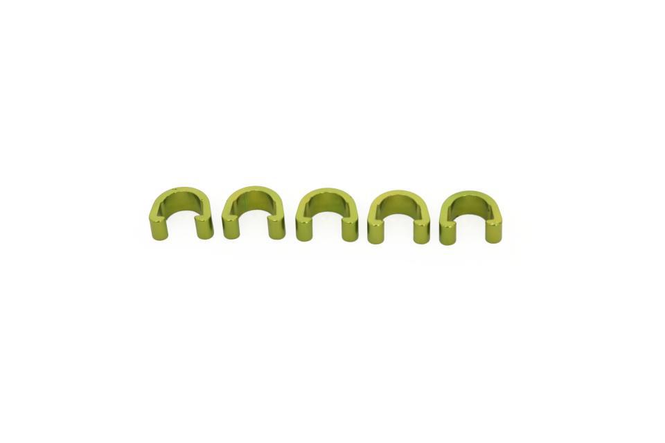 CLIP ALU6061 SUJETAR CABLES AL CUADRO VERDE 5uds