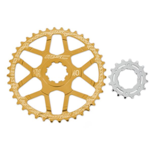 CORONA DENTADA 40 DIENTES   16T AMARILLO