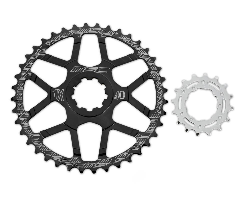 CORONA DENTADA 40 DIENTES   16T NEGRO