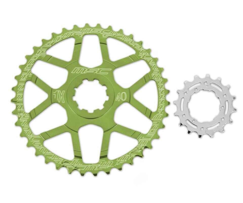 CORONA DENTADA 40 DIENTES   16T VERDE