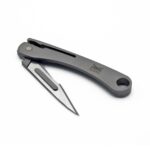 CUCHILLO PLEGABLE CAMPING TITANIO GR5 / ACERO INOX
