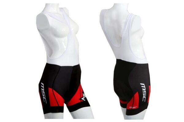 CULOTTE CORTO CLAUDIA PRO MSC ROJO/NEGRO T-M