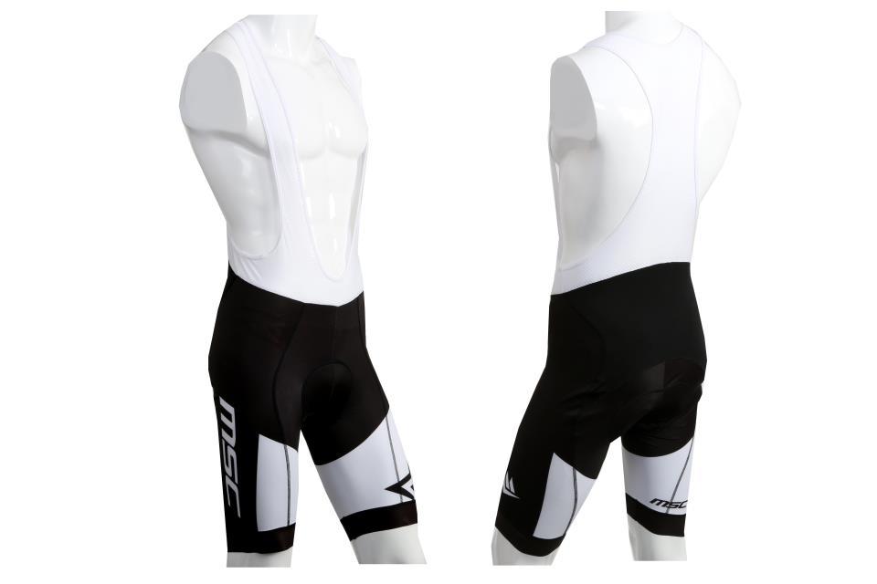 CULOTTE CORTO PRO RACE MSC BLANCO/NEGRO T-XL