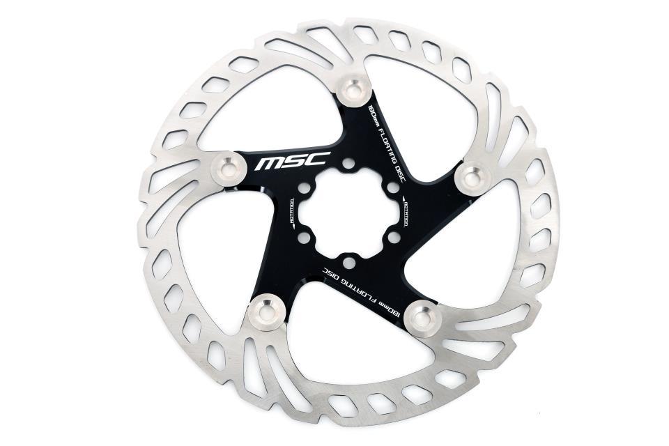 DISCO FRENO MSC FLOATING AL7075 180MM BLACK