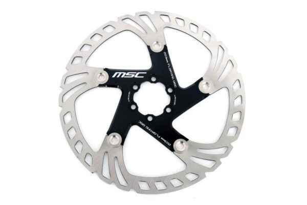 DISCO FRENO MSC FLOTANTE AL7075 203mm NEGRO