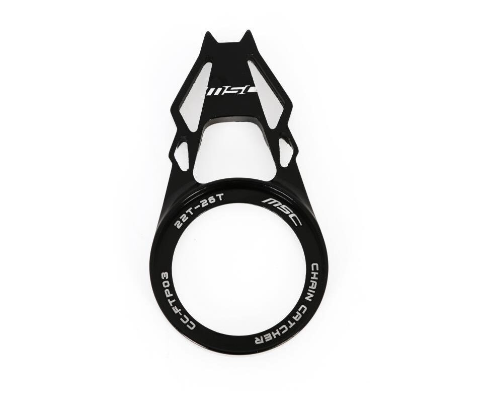 GUIACADENAS PROTECTOR DE CUADRO PEDALIER NEGRO