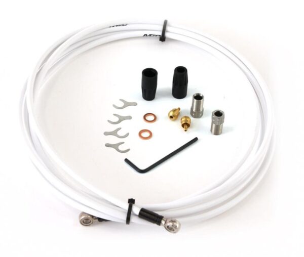 KIT DE CABLE HIDRAULICO ENTRADA BANJO BLANCO