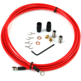 KIT DE CABLE HIDRAULICO ENTRADA BANJO ROJO