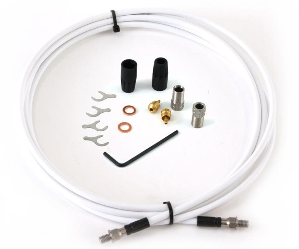 KIT DE CABLE HIDRAULICO ENTRADA VERTICAL BLANCO