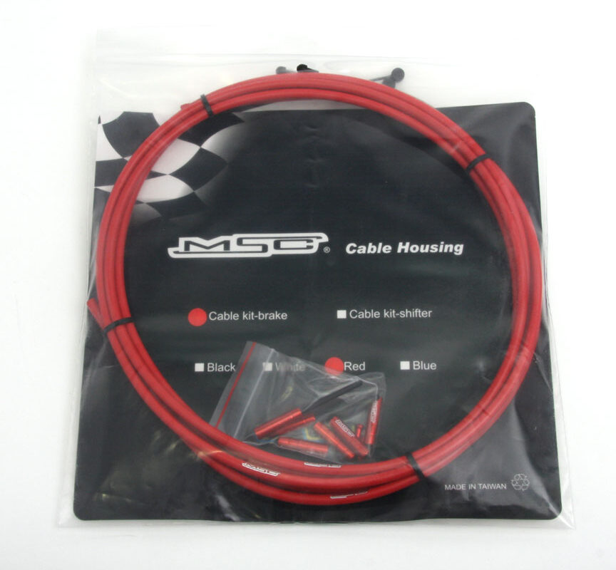 KIT FUNDAS DE FRENO 5MMX3M ROJO