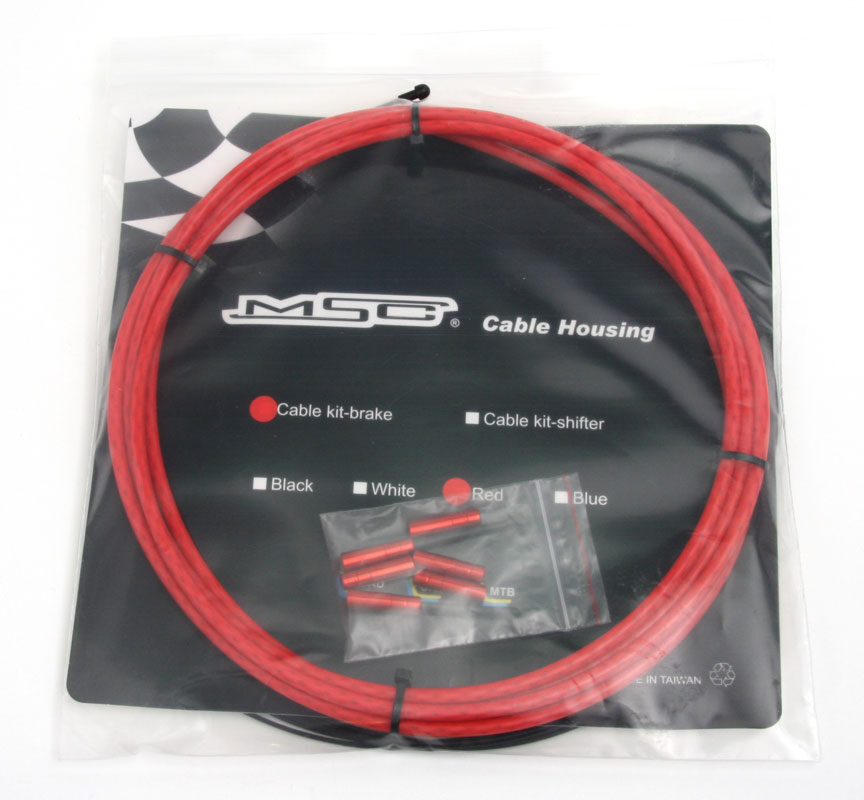 KIT FUNDAS DE FRENO KEVLAR 5MMX3M ROJO