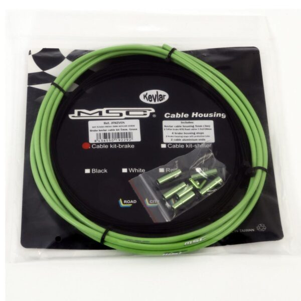 KIT FUNDAS DE FRENO KEVLAR 5MMX3M VERDE