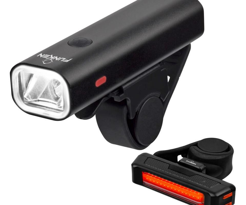 KIT LUCES FRONTAL TRASERA 400LM-50LM 2000-500MAH
