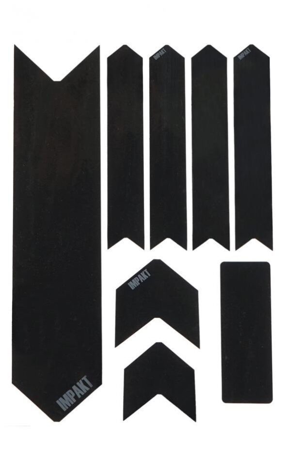 KIT PROTS  CUADROS/VAINAS IMPAKT 0 3mm MATE NEG
