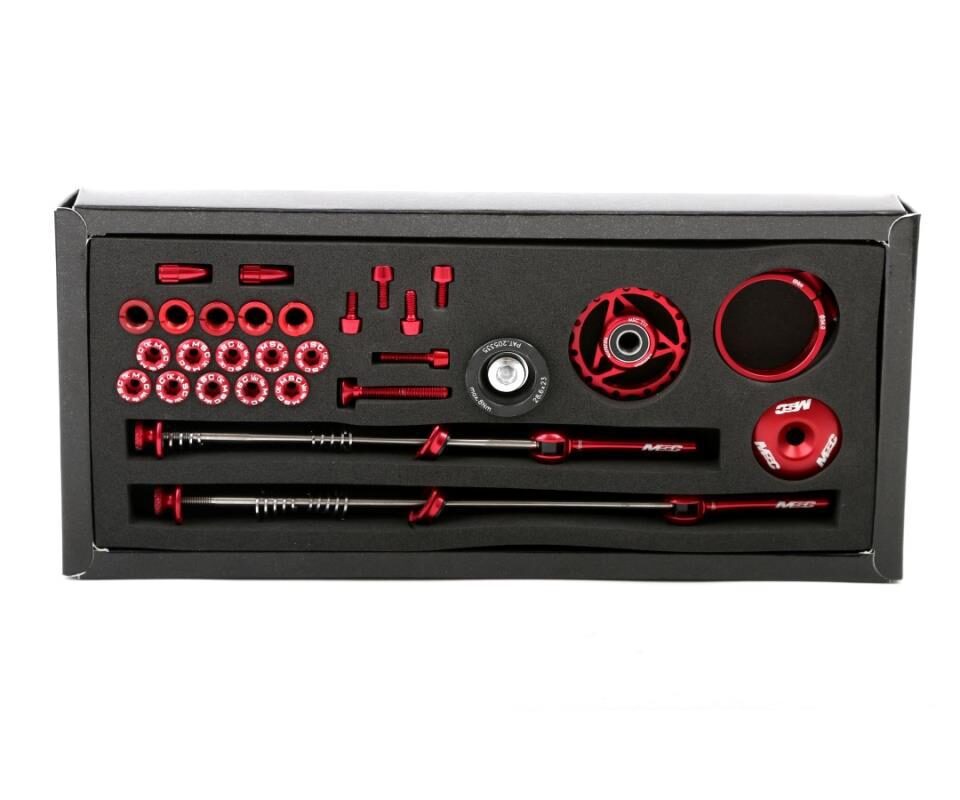 KIT TORNILLERIA ALU7075T6 ROJO