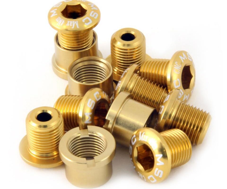 KIT TORNILLOS PLATOS M8x8/8 5 ALU DOR 12 uds