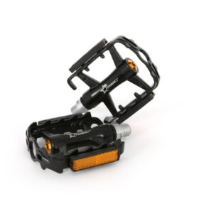 PEDALES PLATAFORMA MSC EJE CRMO BLACK REFLECTANTE