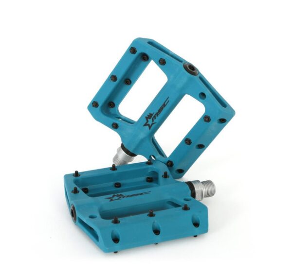 PEDALES PLATAFORMA MSC NYLON EJE CRMO PIN BLUE
