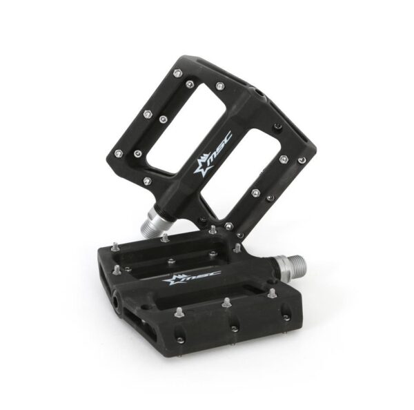 PEDALES PLATAFORMA MSC NYLON EJE CRMO PIN NEGRO