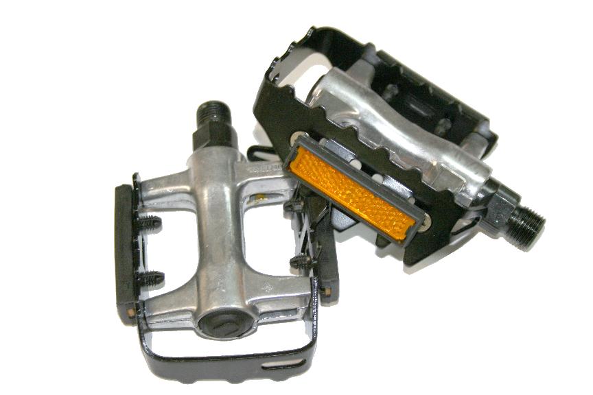 PEDALES PLATAFORMA MSC REFLECTANTES EJE ACERO