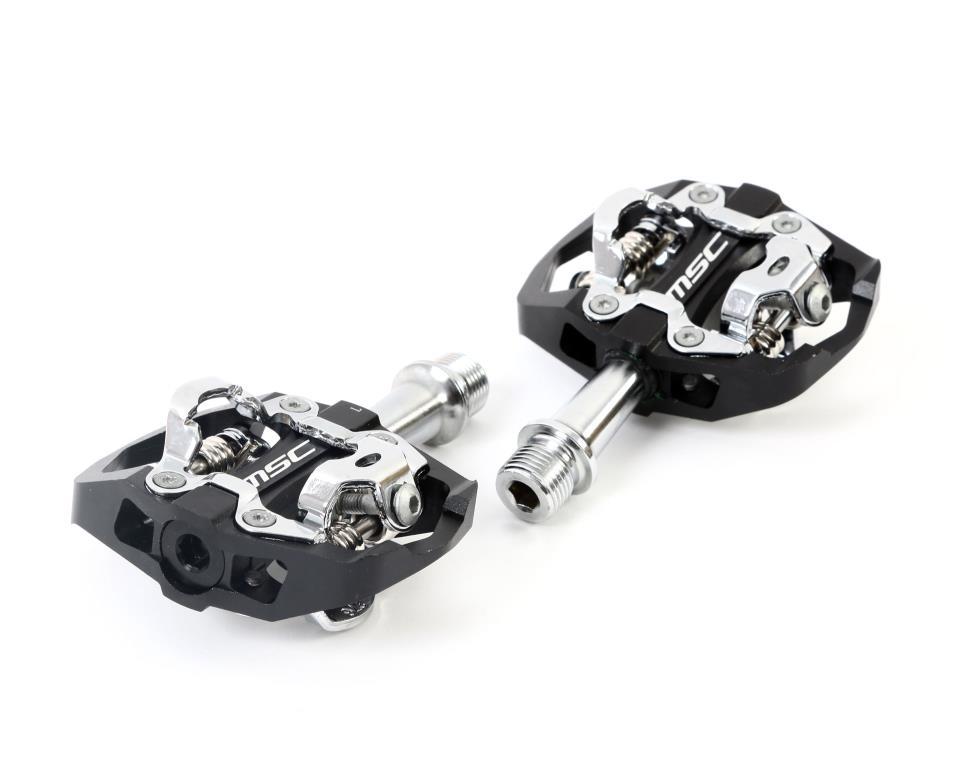 PEDALES SPD MSC AUTOMATICOS EJE CROMADO ENDURO