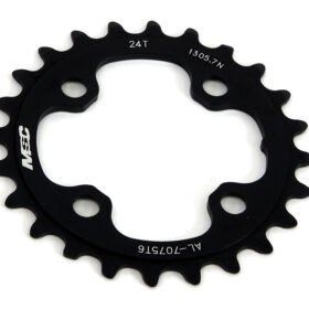 PLATO MSC CNC ALU7075 4BRAZOS 64MM 24D NEGRO