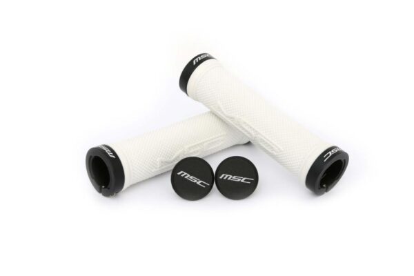 PUÑOS BLOCANTES BLANCOS Y ARANDELA NEGRA MSC 130MM