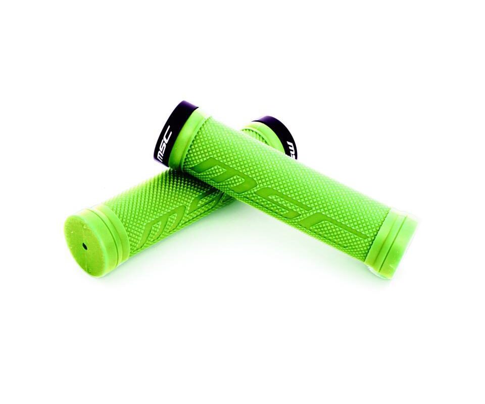 PUÑOS BLOCANTES VERDES Y ARANDELA NEGRA MSC 130MM