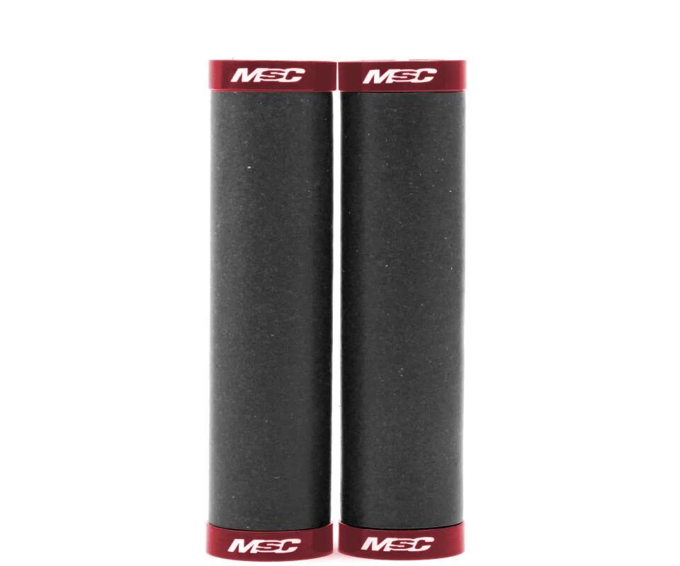 PUÑOS SILICONA CON AROS MSC 130MM 32Ø NE/RO