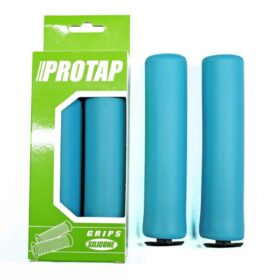 PUÑOS SILICONA PROTAP 130mm Ø32 AZULES