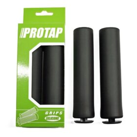 PUÑOS SILICONA PROTAP 130mm Ø32 NEGROS