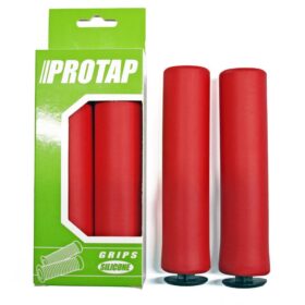PUÑOS SILICONA PROTAP 130mm Ø32 ROJOS