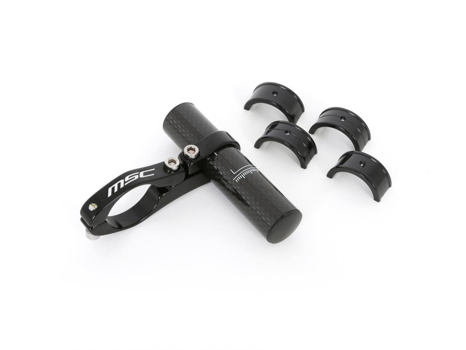 SOPORTE MANILLAR CARBONO   ALU CNC PARA GPS O PULS