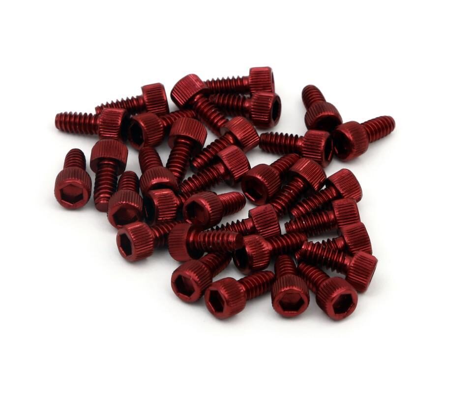 TACOS PEDALES MSC SUPERFLAT ALU7075T6 ROJO