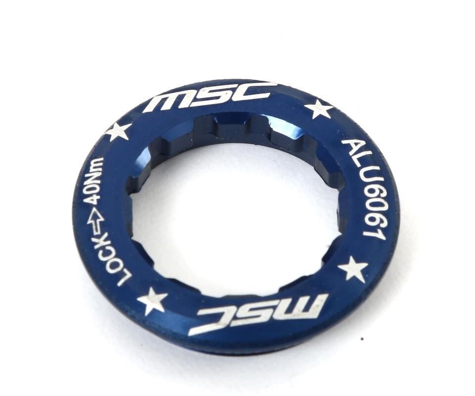 TAPA DE CASSETTE SINGLE SPEED ALU6061T4 11T AZUL