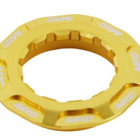 TAPA DE CASSETTE SINGLE SPEED ALU6061T4 12T ORO